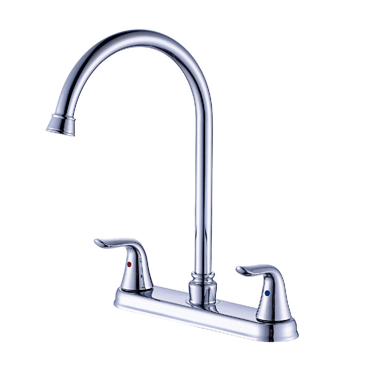Centerset 2-handle Bathroom Faucet, Chrome