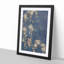 Bullfinch and Weeping Cherry Blossoms by Katsushika Hokusai - Picture Frame Painting Print on MDF-55512821-55512824