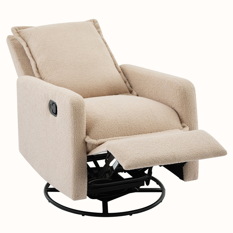 Glider Rocker Recliner, Rocking Chair Nursery, Oatmeal