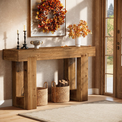 Console en bois massif