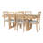 Venn Extendable Dining Table Set with Upholstered Chairs-2037724539-2027282592