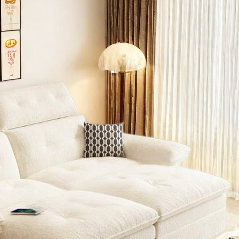 Stylish Telescopic Adjustable Power Sofa, 2, 33.07" H x 78.74" W x 41.73" D
