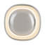 Pebble 8-in Silver dimmable LED Wall Sconce-127753473