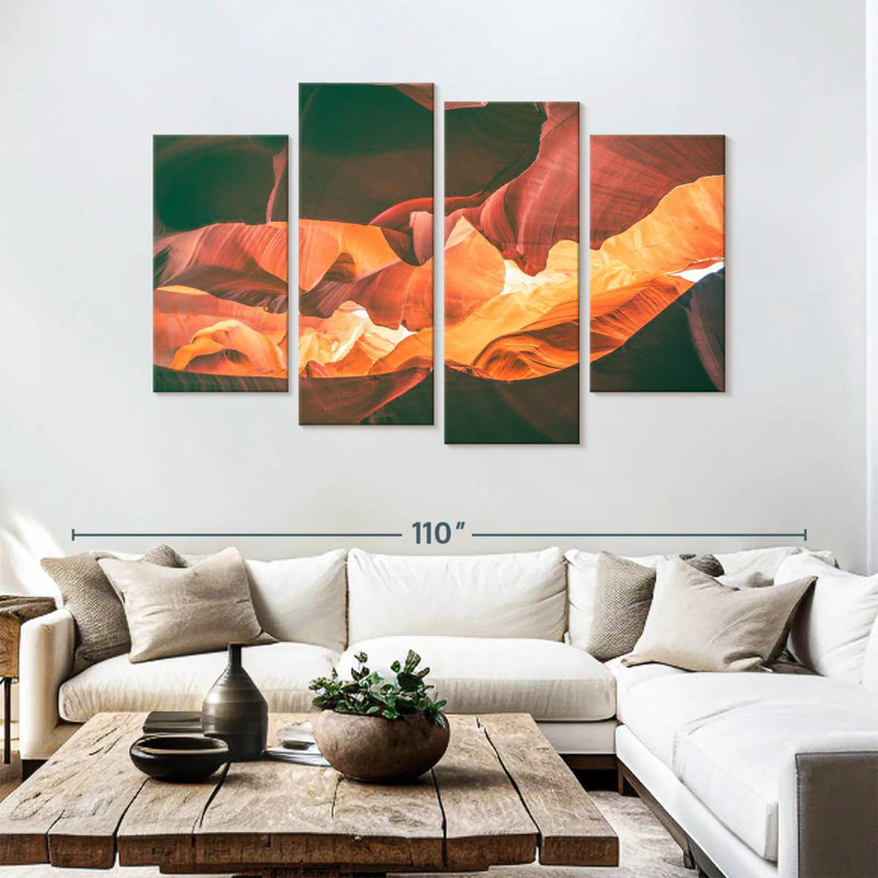 Abstract Landscape Canyon, 54" H x 84" W