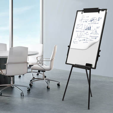 MIDUO 36× 24 White Board Whiteboard with Stand Magnetic Dry Erase Board  Double Sided 