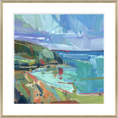 " Breezy Seascape " by Joseph Mota Painting Print