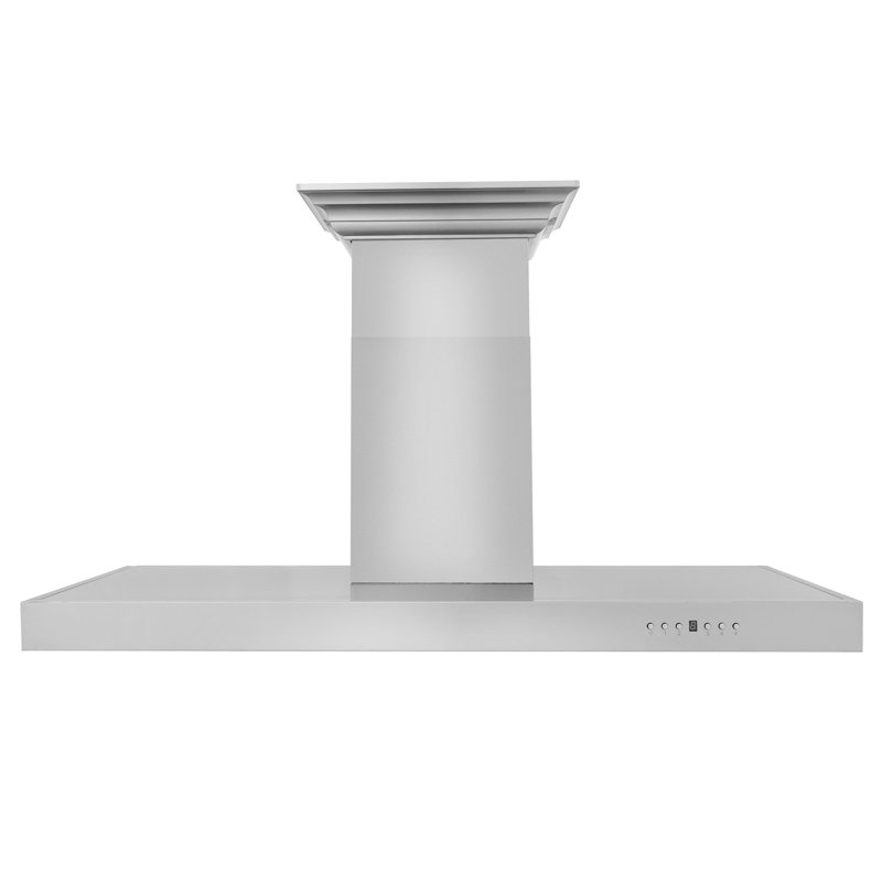 30" 400 CFM Ducted Wall Mount Range Hood, Stainless Steel, 48"