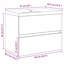 60mm Single Bathroom Vanity with Basin