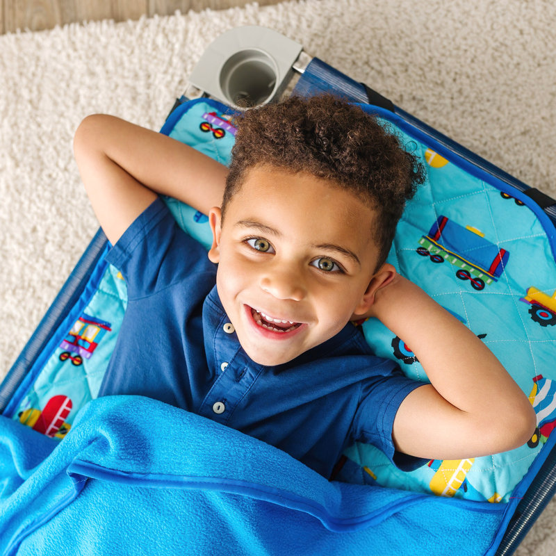 Tapis de sieste pour enfant Wildkin, Trains, avions et camions