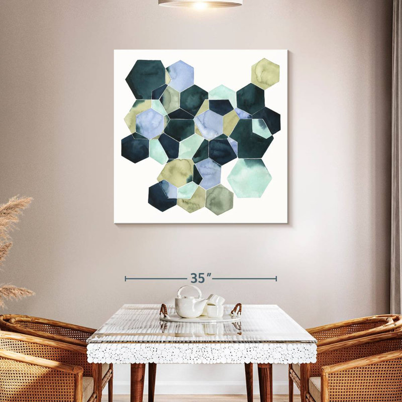 Crystallize II, 39" H x 39" W