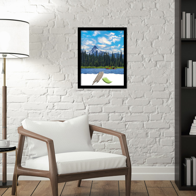 Cadre photo noir, cadre photo, cadre noir, L 11 po x H 14 po