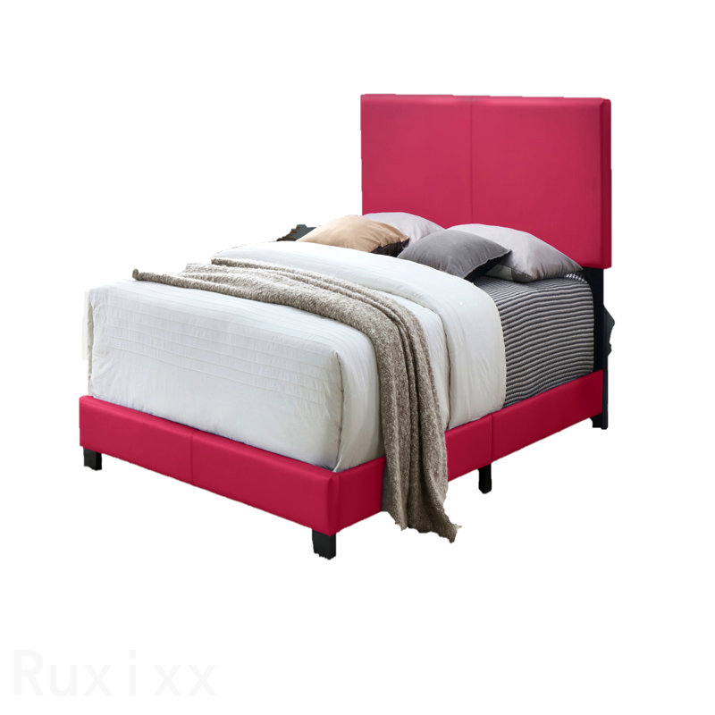 1 unité de base de lit double avec lit plateforme et lit double