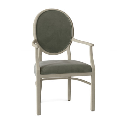 Hughes 20'' H Upholstered Beech Armchair