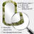 Botanicals Green Floral Tiles I - Abstract Botanicals 3D Shapes Irregular Modern Large Wall Mirror-107247436