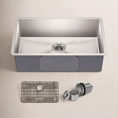 KRAUS Standart PRO™ Undermount 16 Gauge Stainless Steel Kitchen Sink