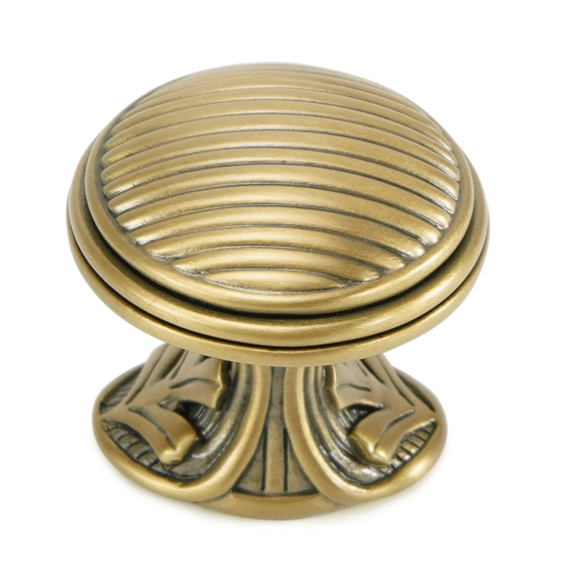CAMBRIDGE ROUND KNOB, Museum Gold