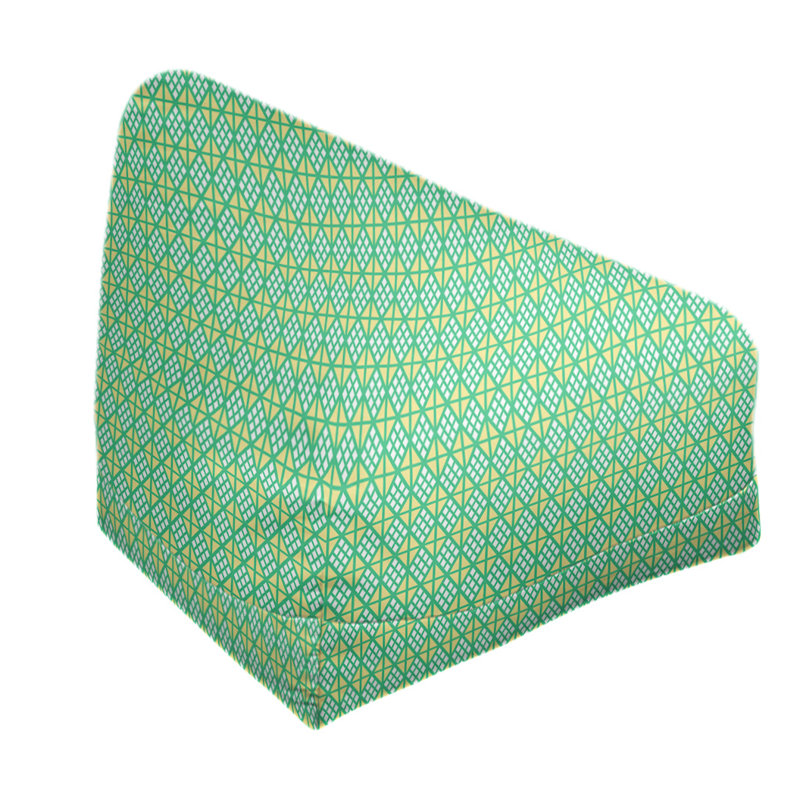 Fauteuil à billes standard & Leffel, Pas de bourre, Vert / Jaune, H 86 po x L 2 po x P 43 po