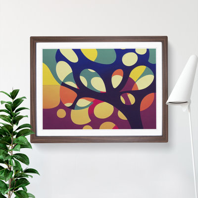 Stimulating Abstract Tree - Framed Print