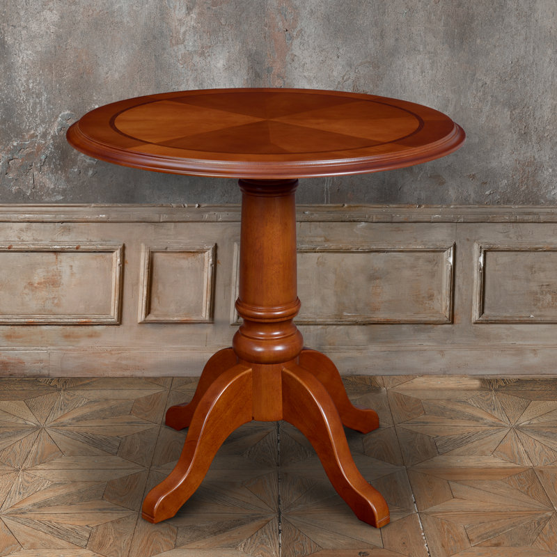 Nitesh Round Meeting Table, 29'' H x 30'' W x 30'' D, Mahogany