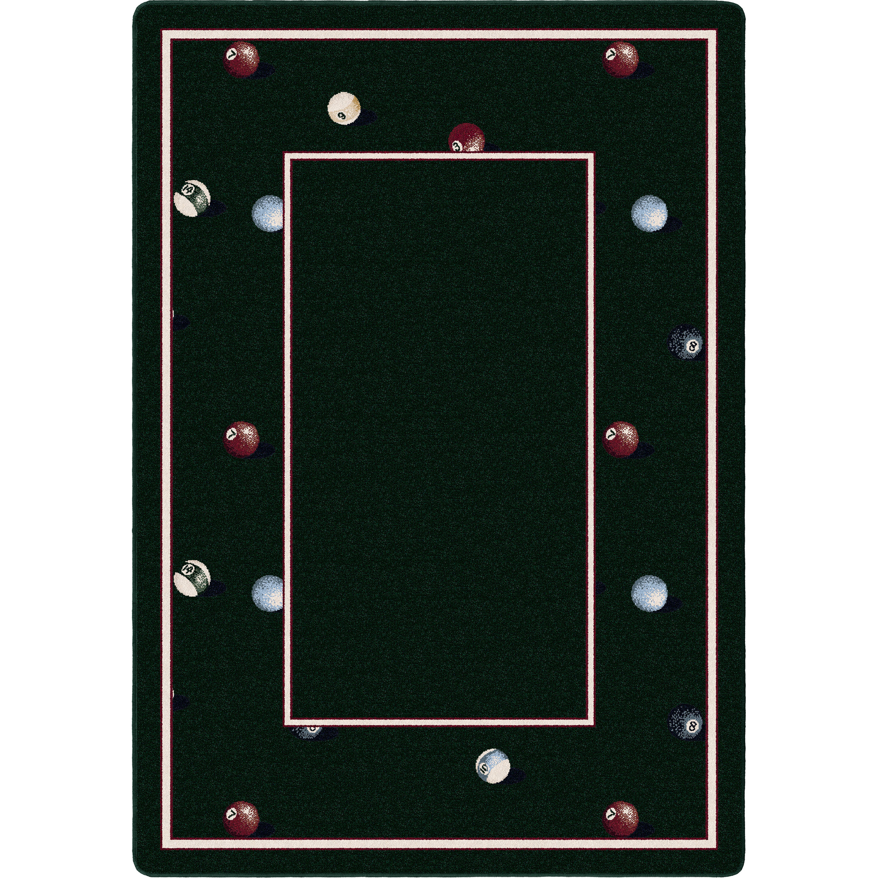 World Menagerie Alminus Billiards Emerald Area Rug & Reviews - Wayfair ...