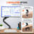 VEVOR Single Screen Desktop Mount-93590386