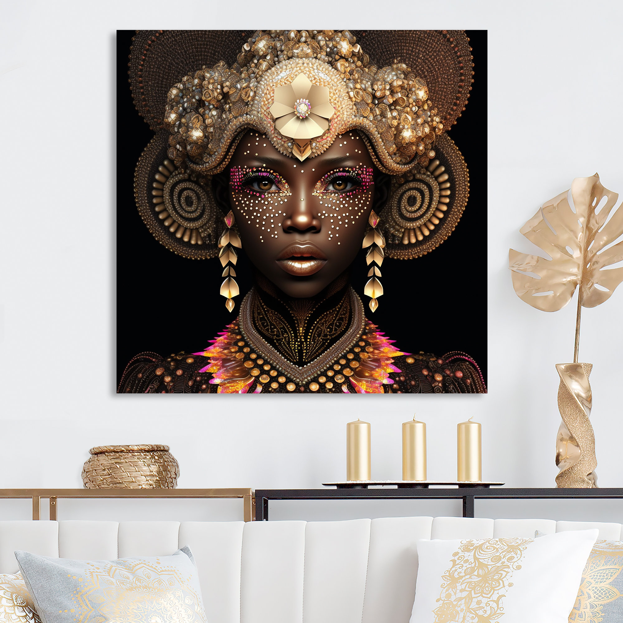 Dakota Fields Hamit Abstract Wall Decor on Metal Wayfair