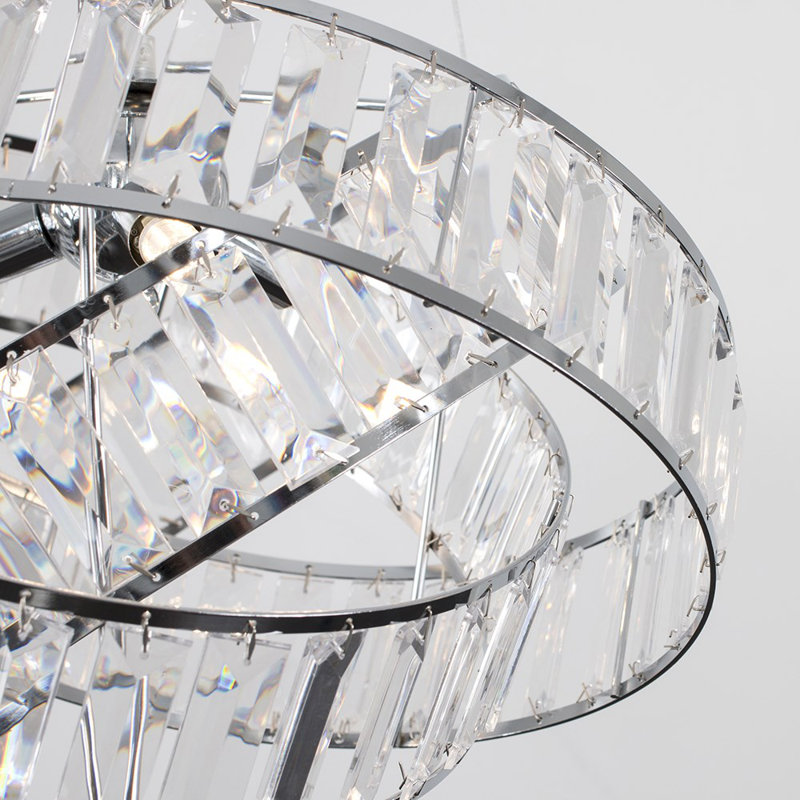 1 - Light Chrome Novelty Pendant, No