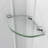 Qwall 48" W x 32" D x 76.75" H Framed Rectangle Shower Stall with Base Included