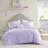 Rosalie Metallic Printed Plush Comforter Set-1130551246-1121896072
