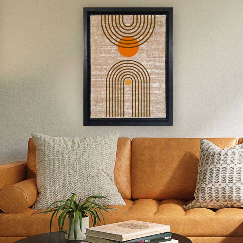 Decorative Canvas Painting, 26" H x 18.1" W, Black