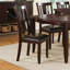 Ensemble de 2 chaises d'appoint simples et contemporaines en similicuir