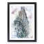 The Flatiron Building in New York in Abstract - Picture Frame Painting Print-55737286-55737281