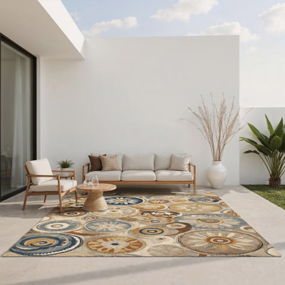 Tapis intérieur et extérieur Bold Ripple