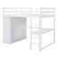 Lit mezzanine en bois avec garde-robe intégré-1031340801