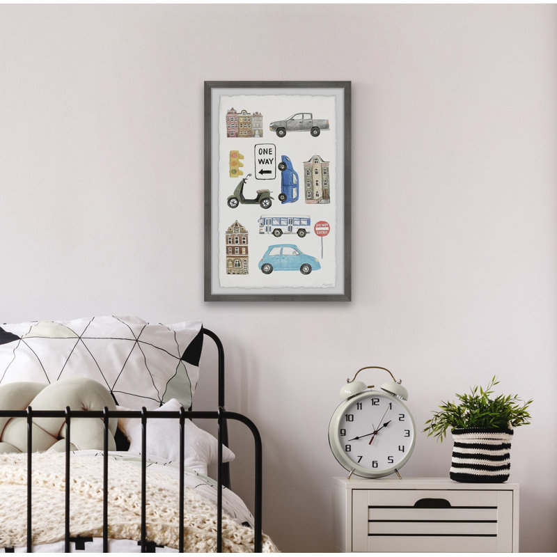 Birchfield One Way, reproduction encadrée, H 12 po x l 8 po x P 1,5 po