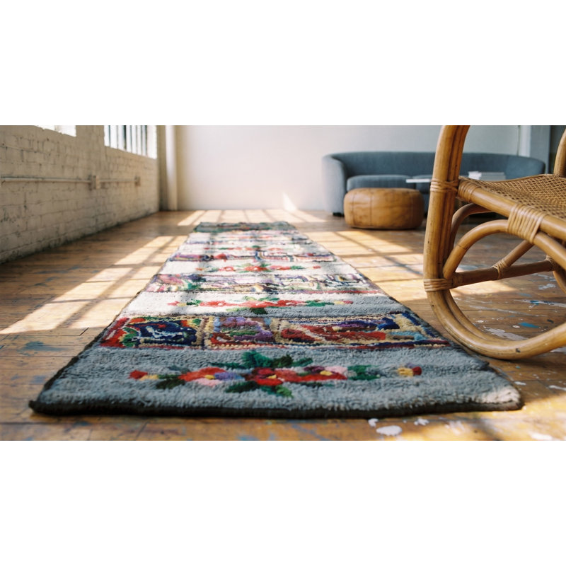 Tapis de couloir gris gris