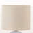 Alisa Cream Shade & Cream Ceramic Metal Table Lamp, 15.59'' H X 9.89'' W X 9.73'' D