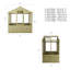 Mercia 4 x 6ft Traditional Greenhouse-66331211