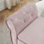 Banc de rangement en velours Larain-1869841133