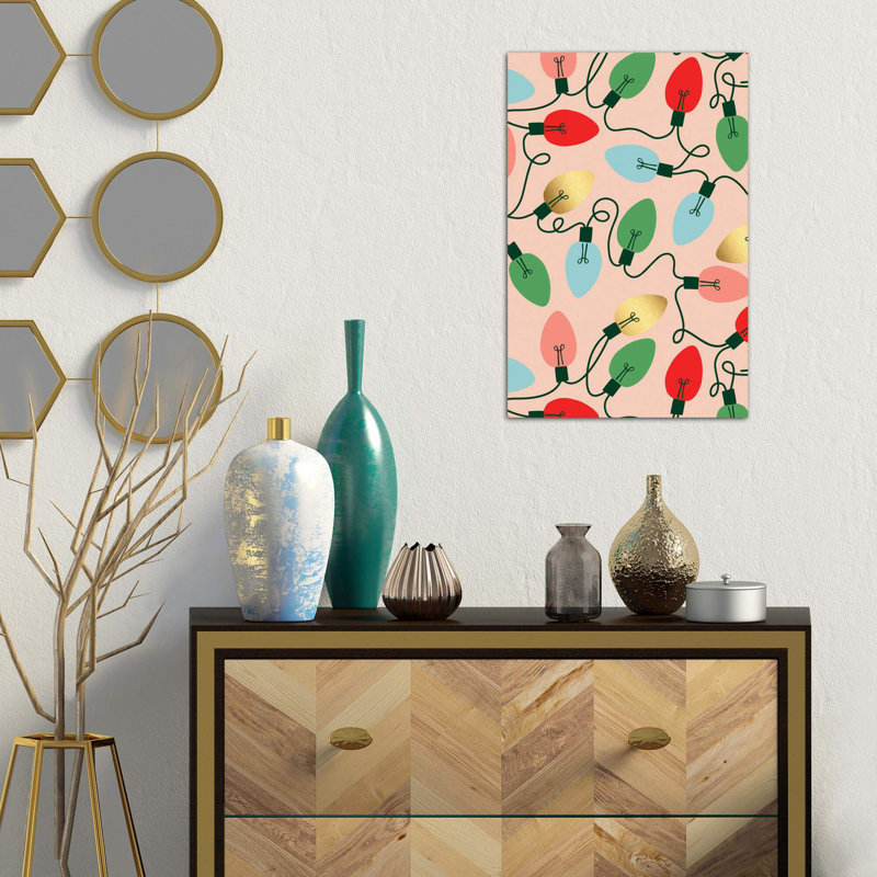 Merry And Bright III by Caroline Alfreds - Wrapped Canvas Painting, 66.04 cm H x 45.72 cm W x 1.91 cm D