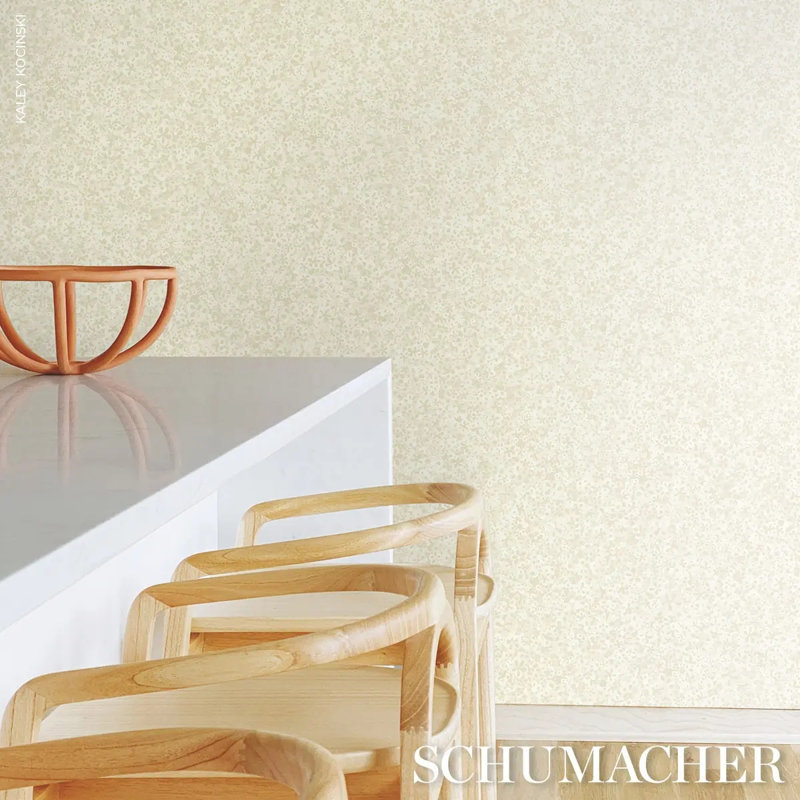 Schumacher x Backdrop Superbloom Wallpaper, Cloud