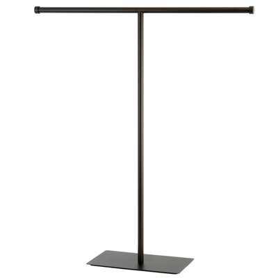 Porte-serviettes autoportant en forme de T Kingston Brass Claremont