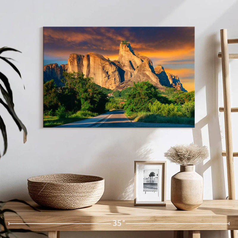Alvord Alluring Meteora Mountains, 16" H x 24" W
