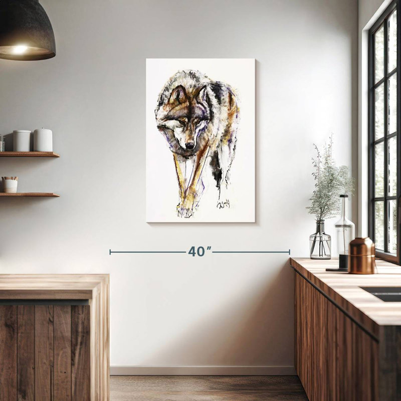 Brampt European Wolf, 36" H x 24" W