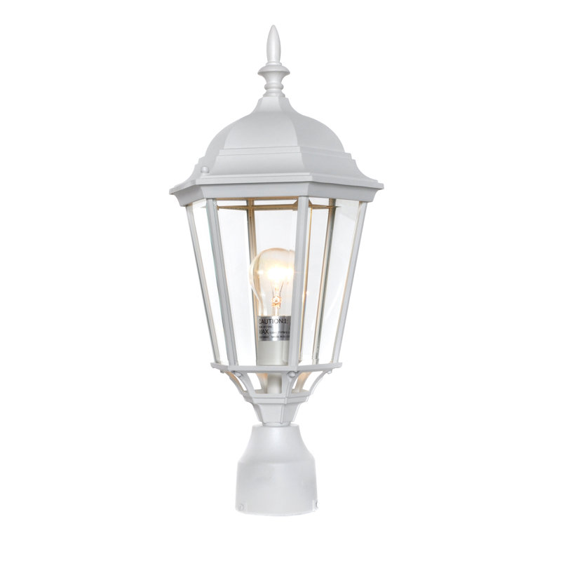 Aubreeann Beveled Lantern Head, White