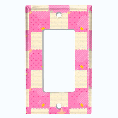 Patterned 2 - Gang Rocker Standard Wall Plate