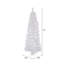 Sparkle White Spruce Pencil Artificial Christmas Tree-1119624211-1113116192