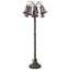 Lampe sur pied en vitrail 61 lumières de 61 po de haut Pond-128710142