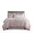 5 Piece Crinkle Comforter Set Blush-113361467