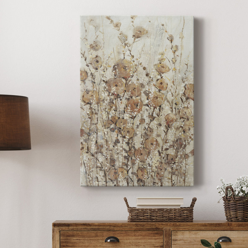 Garden Edge II - peinture sur toile tendue, H 27 po x l 18 po x P 1 po